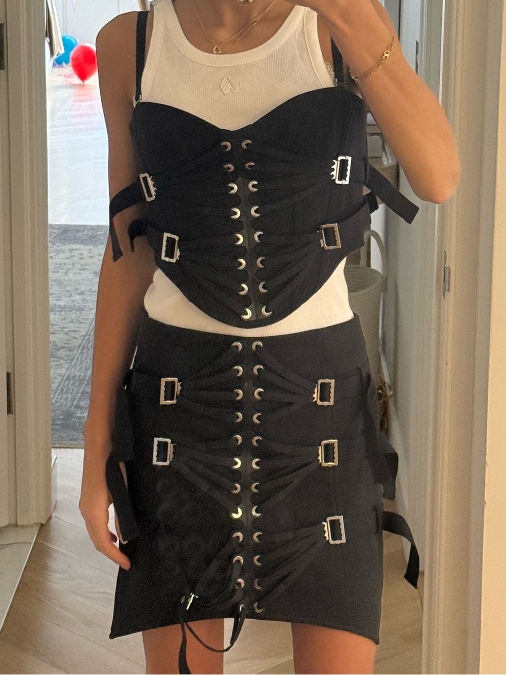 Dion Lee Black matching set